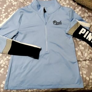 PINK 3/4 Zip Warm Up Jacket
